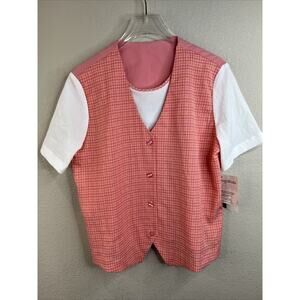 Nikki Dacron Microfiber‎ Women’s Blouse Size Small